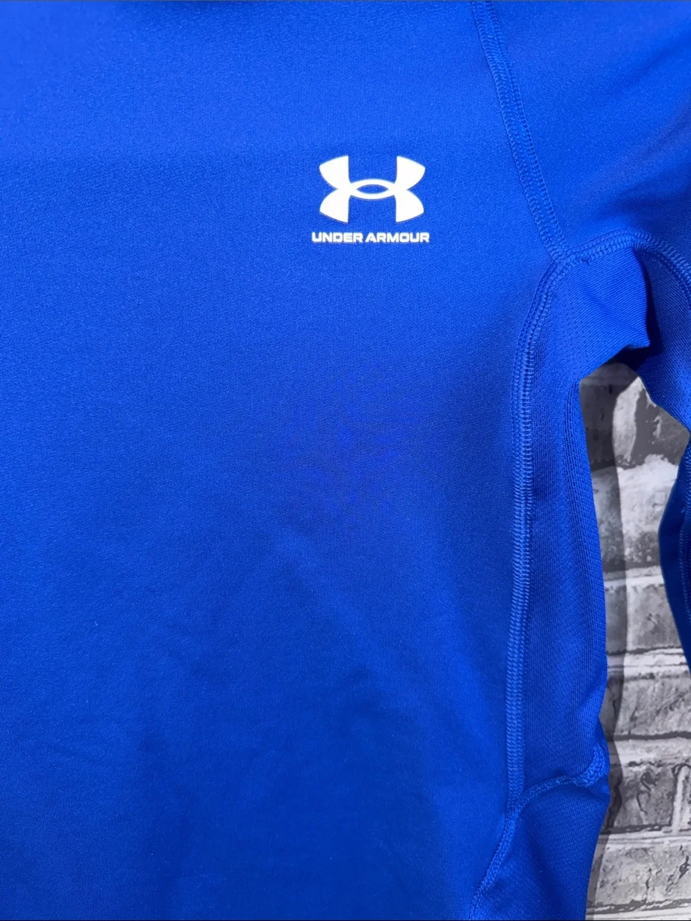 Under Armour Royal Blue Long Sleeve Athletic Tee